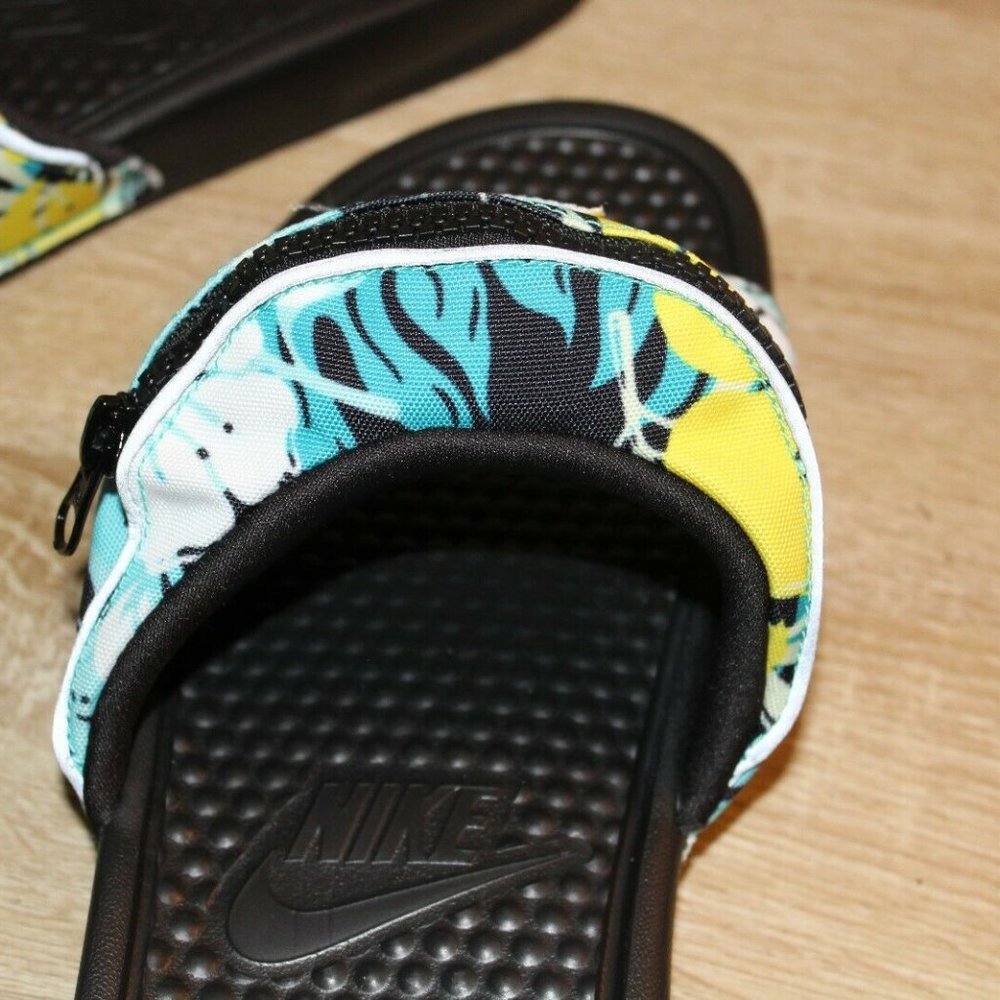 Nike Benassi JDI Fanny Pack Print Slide Sandals - Picture 4 of 7